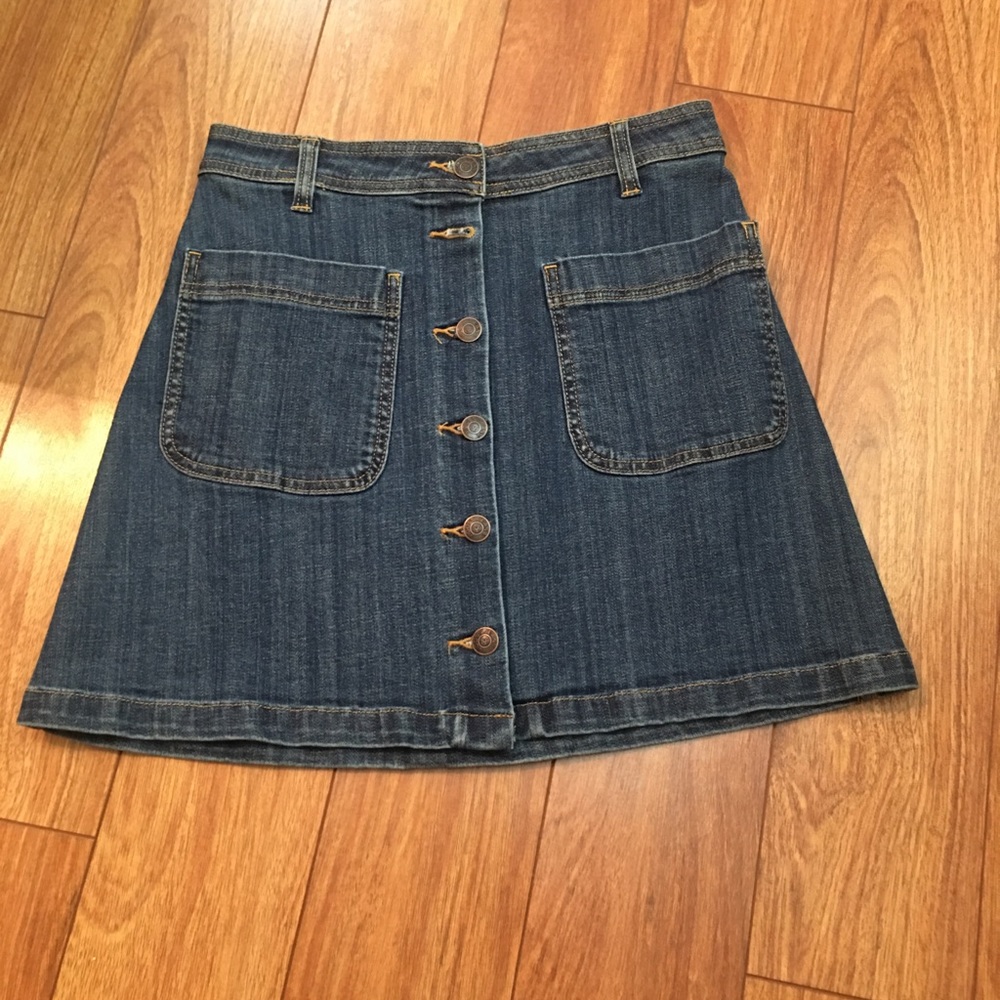 Viscoss Jean Skirt